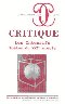 Critique n� 735-736 : Les Intensifs. Po�tes du XXI �me si�cle