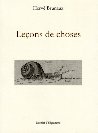 Le�ons de choses de Herv� Brunaux