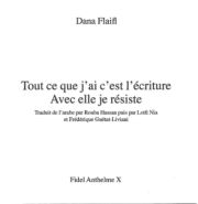 Dana Flaifl - Tout ce que j’ai c’est l’écriture/Avec elle je résiste (2)