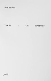 Terre : un rapport, de Victor Martinez