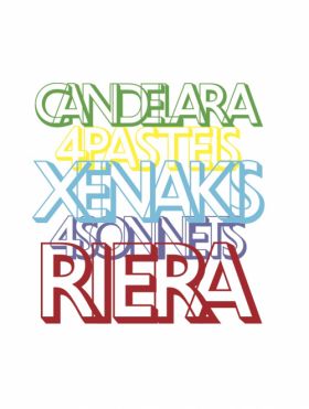 4 Pastels, 4 Sonnets de Candelara, Riera et Xenakis