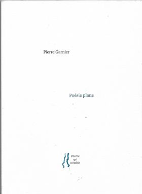 Poésie plane de Pierre Garnier 