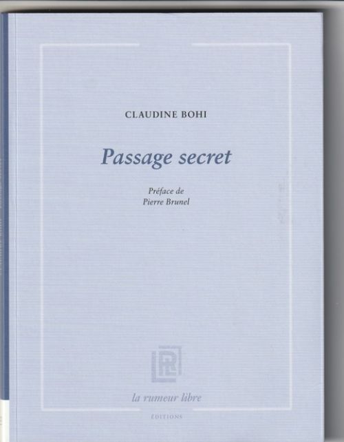  Claudine Bohi - Passage secret               