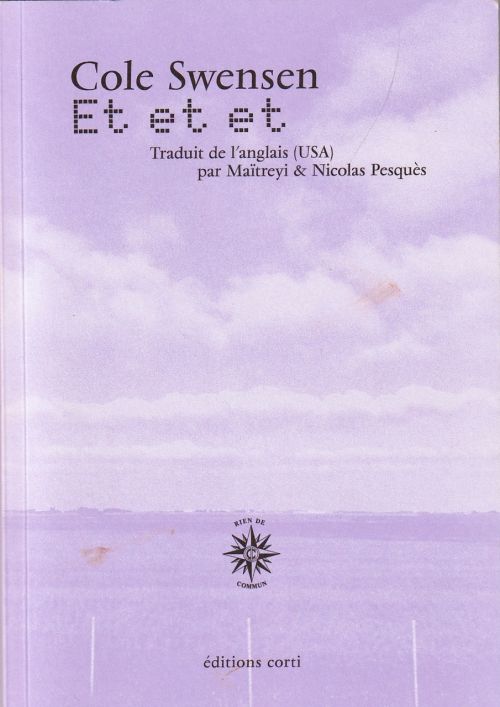 Cole Swensen - Et et et              