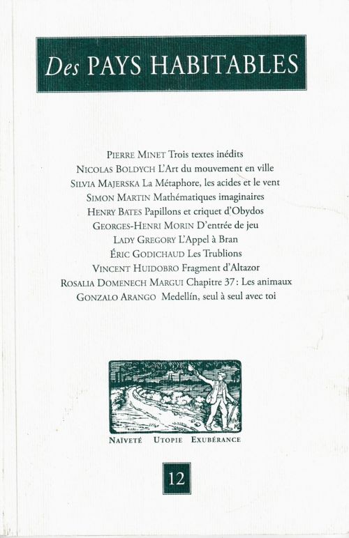 Des Pays habitables, revue, n°12              