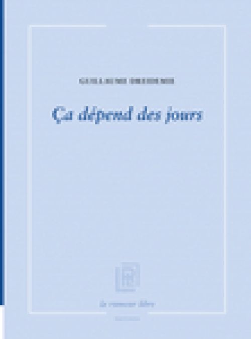 Guillaume Dreidemie - Ça dépend des jours              