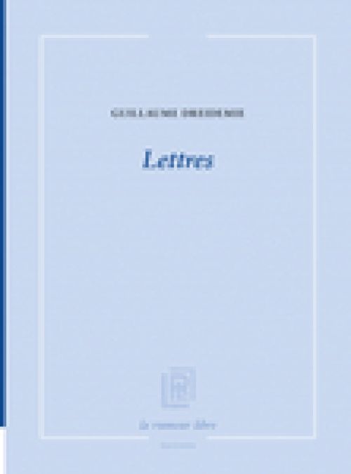 Guillaume Dreidemie - Lettres              