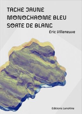 Tache jaune Monochrome bleu sorte de blanc